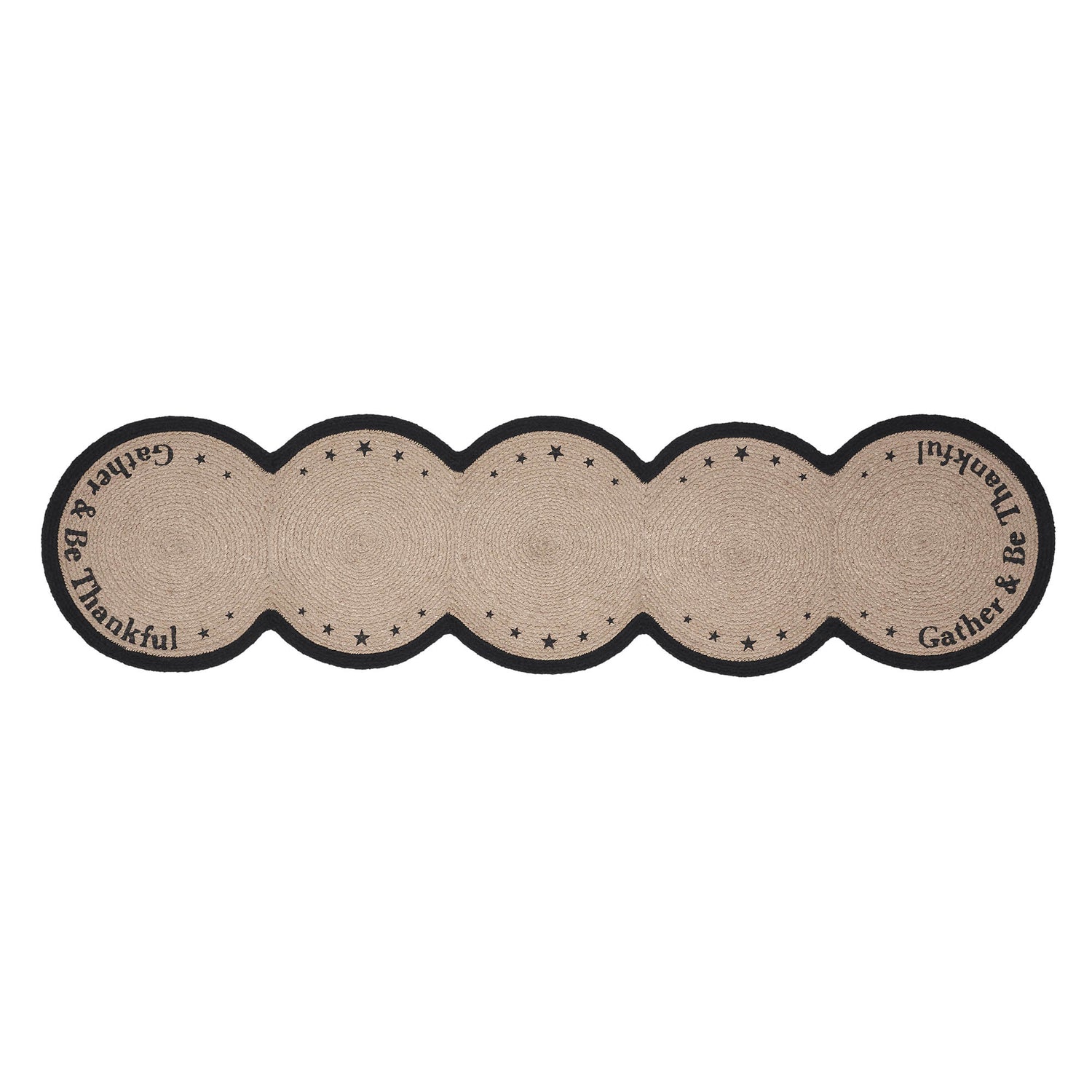 Harvest Blessings Stencil Gather & Be Thankful Runner