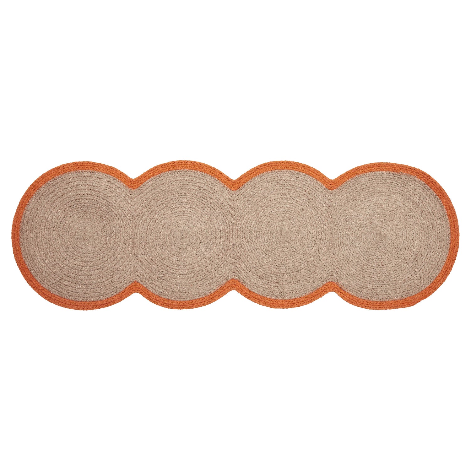 Harvest Blessings Natural Stencil Pumpkin Runner