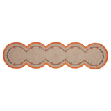 Harvest Blessings Natural Stencil Pumpkin Runner