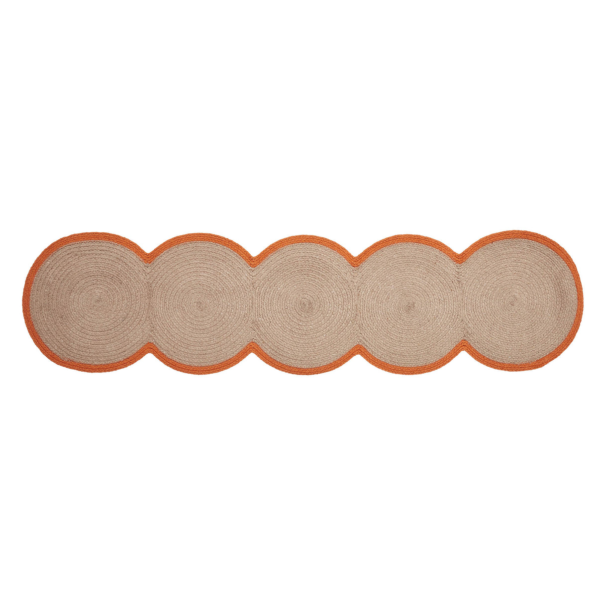 Harvest Blessings Natural Stencil Pumpkin Runner