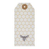 Buzzy Bees Bee Paper Tag 4.75x2.25 w/ Twine Set of 50