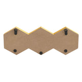 Buzzy Bees Be Grateful for Every Moment Hexagons MDF Wall Sign 5.8x15x1