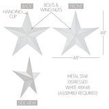 Metal Star Distressed