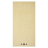 Black Stars Creme Bath Towel Set of 2 27x54