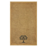 Black Willow Tree Tan Hand Towel Set of 2 16x26