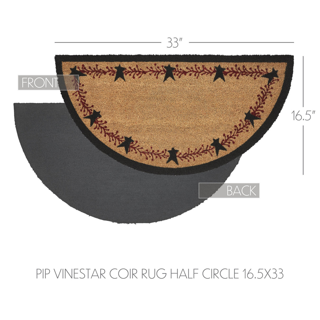 Pip Vinestar Polyester Rug Rect 36x60