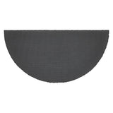 Patriotic Stripes Coir Welcome Rug Half Circle 16.5x33