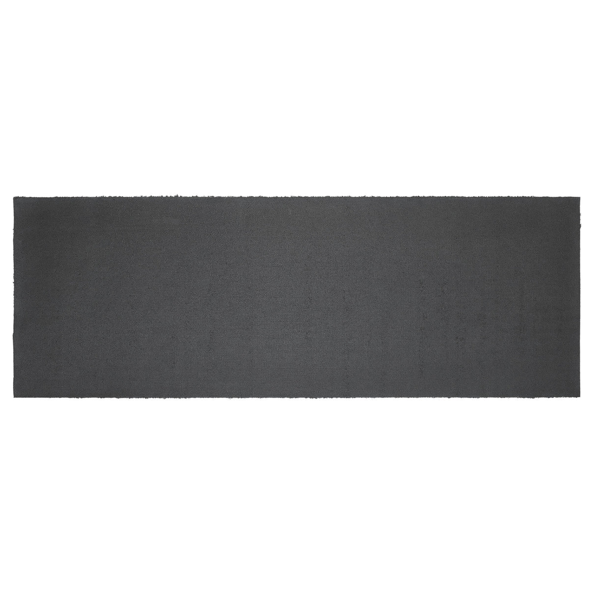 Charleston Mosaic Black Grey Coir Rug Rect 17x48