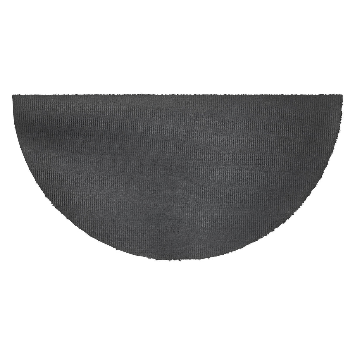 Charleston Mosaic Blue Coir Rug Half Circle 16.5x33