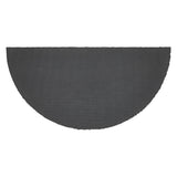 Charleston Mosaic Blue Coir Rug Half Circle 16.5x33
