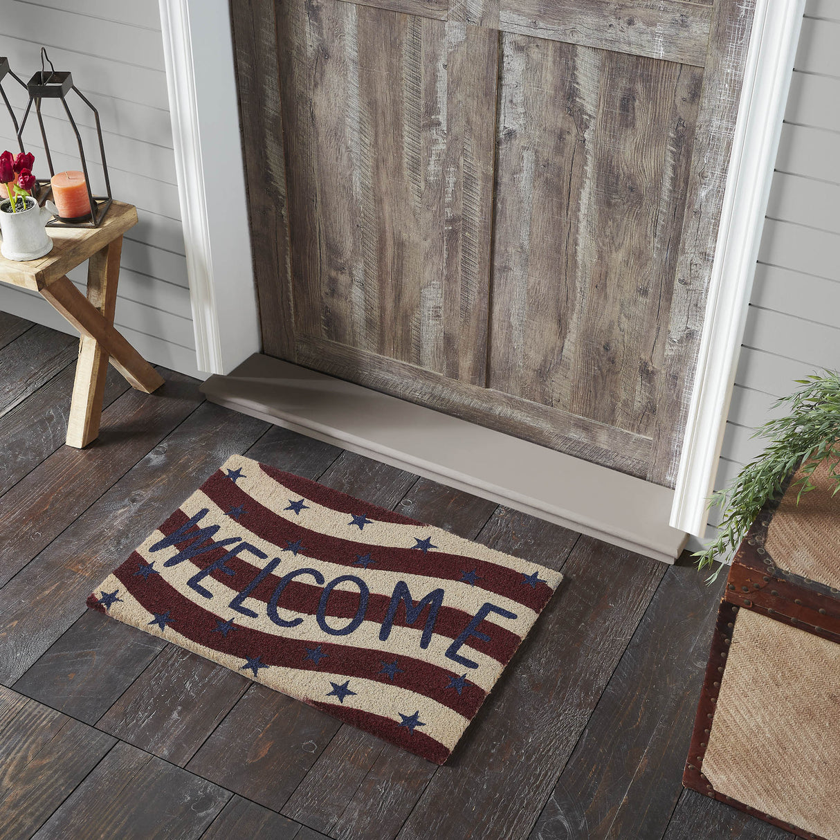 Sawyer Mill Black Patchwork Valance 19x60