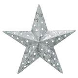 Metal Star Punched Galvanized 6x6