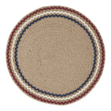 Red White Blue Ric Rac Trivet 12 Inch Diameter, Set of 3