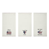 The Land That I Love Tea Towel Set of 3 16x28