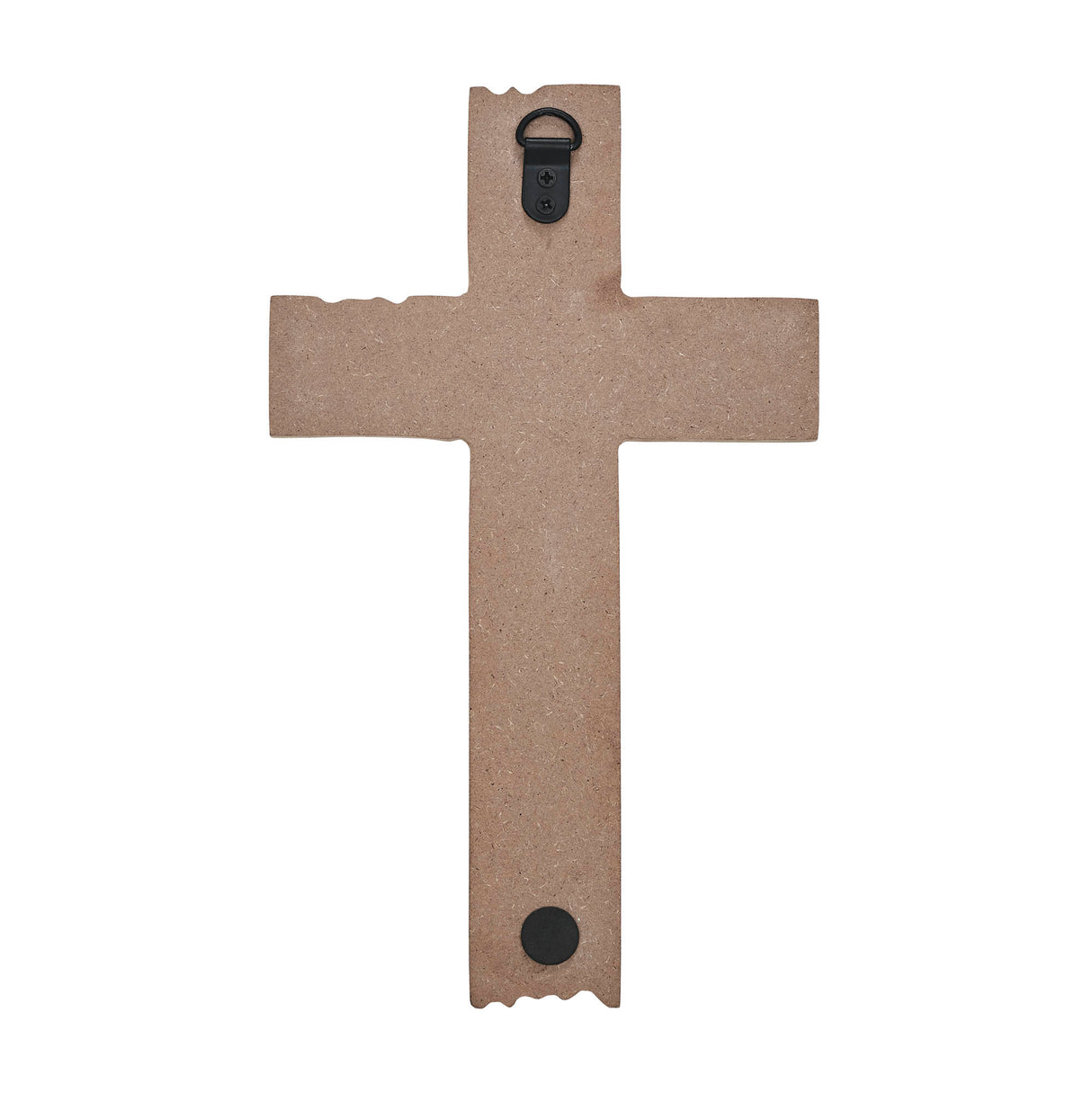 American Flag On Distressed Cross MDF Wall Sign 10x6