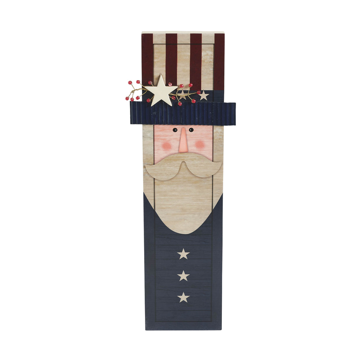 Uncle Sam MDF Block Sign 15x5x1