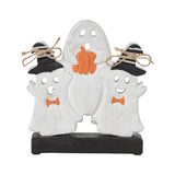 Halloween Haunting Wooden Ghouls 8.5x7.5x2