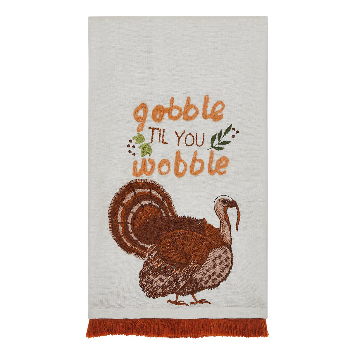 Gobble Til You Wobble Tea Towel 19x28