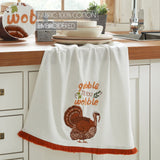 Gobble Til You Wobble Tea Towel 19x28
