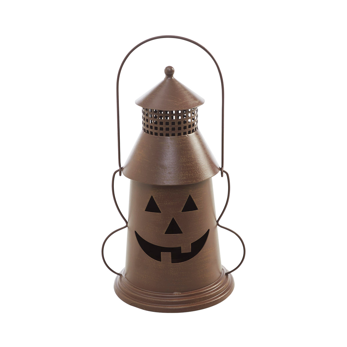 Halloween Lantern Tealight Holder Bronze 12x8x6