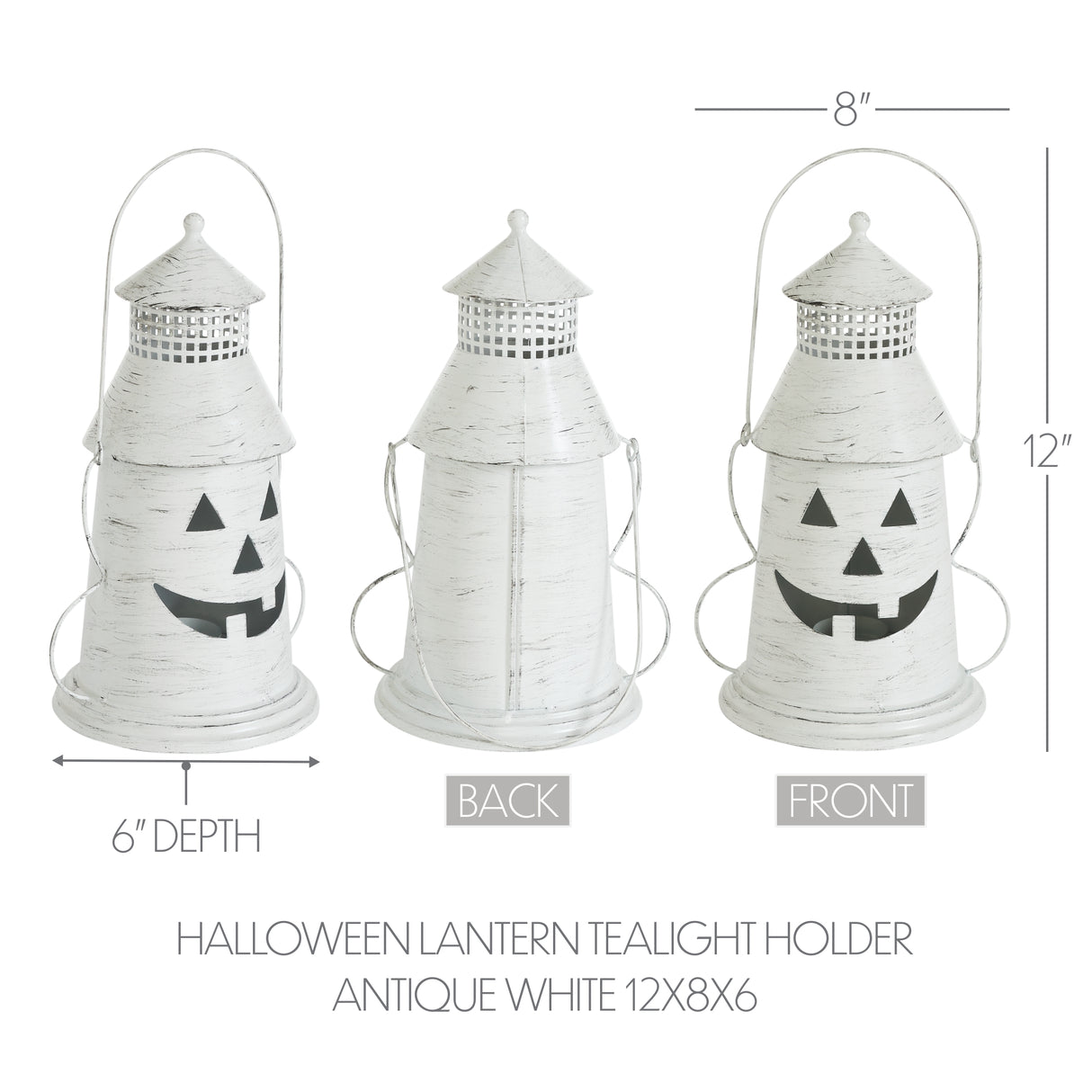Halloween Lantern Tealight Holder Antique