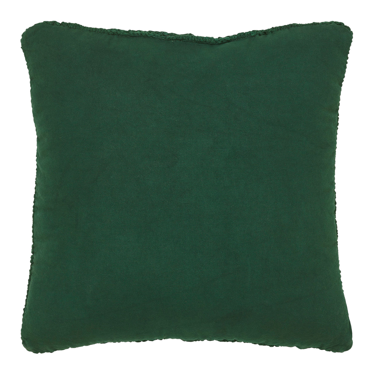Cable Knit Sweater Pillow Green 18x18