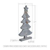 Starry Pine Distressed Grey Wooden