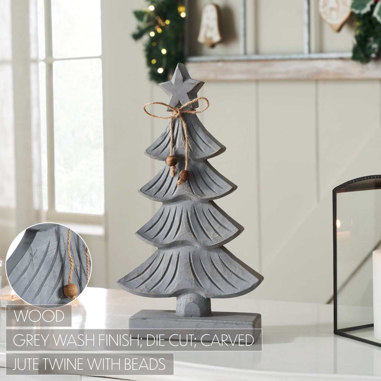 Starry Pine Distressed Grey Wooden