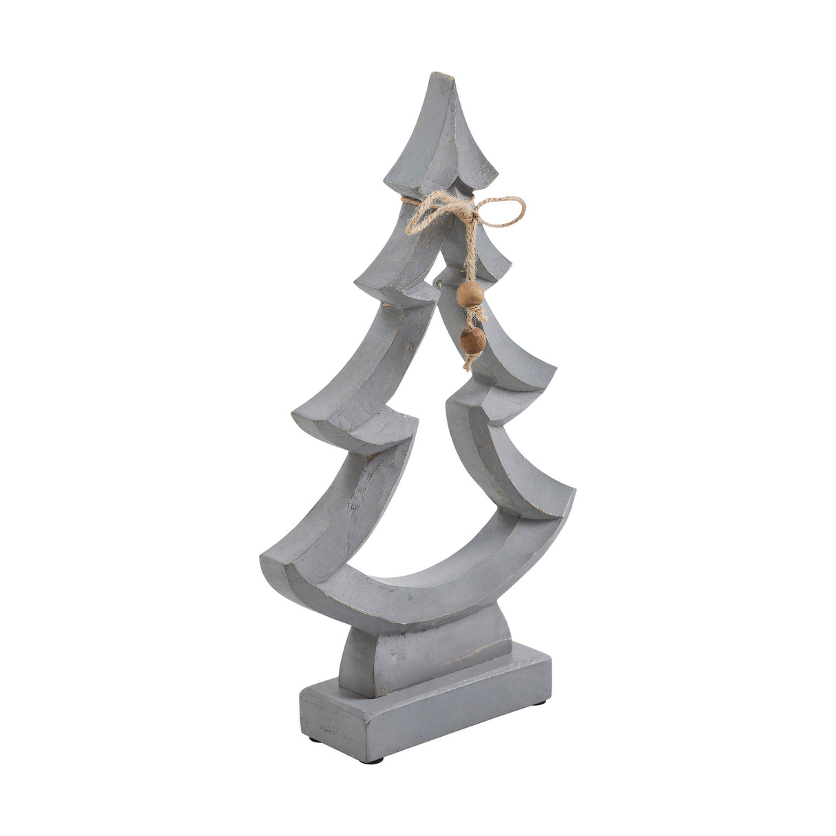 Jinglewood Distressed Grey Wooden Tree