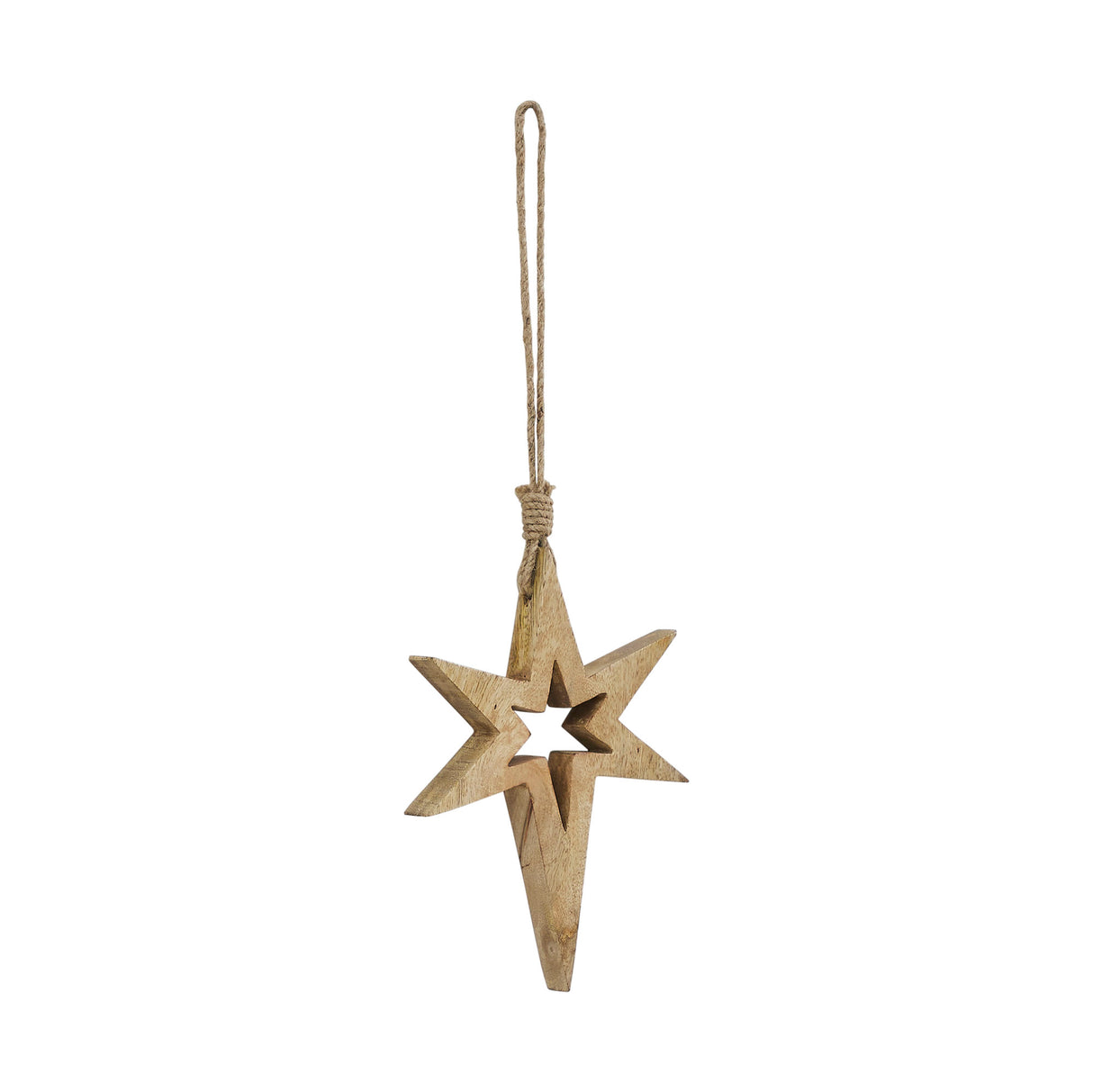 Northern Yule Wooden Star