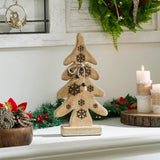 Natural Wooden Snowflake Tree