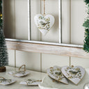 Metal Ornament Set of 6 - 4 inch