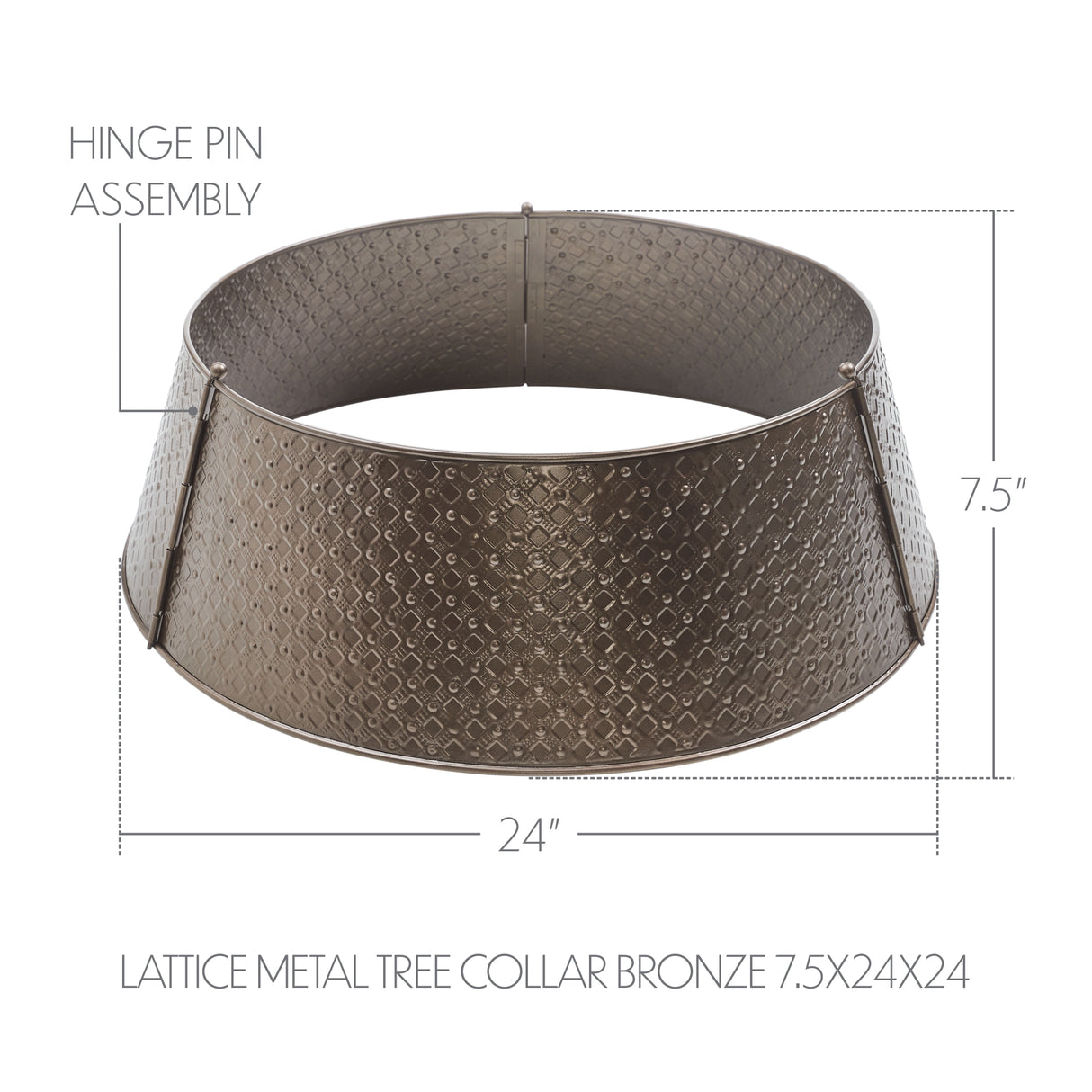 Lattice Metal Tree Collar