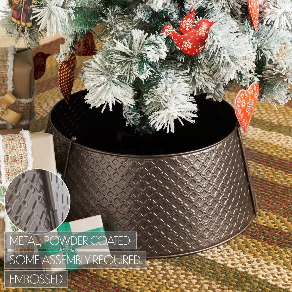 Lattice Metal Tree Collar