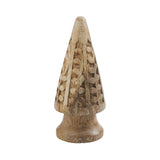 Natural Wooden Carved Cone Tree