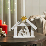 A Savior is Born Nativity Scene 8.5x10x1.5