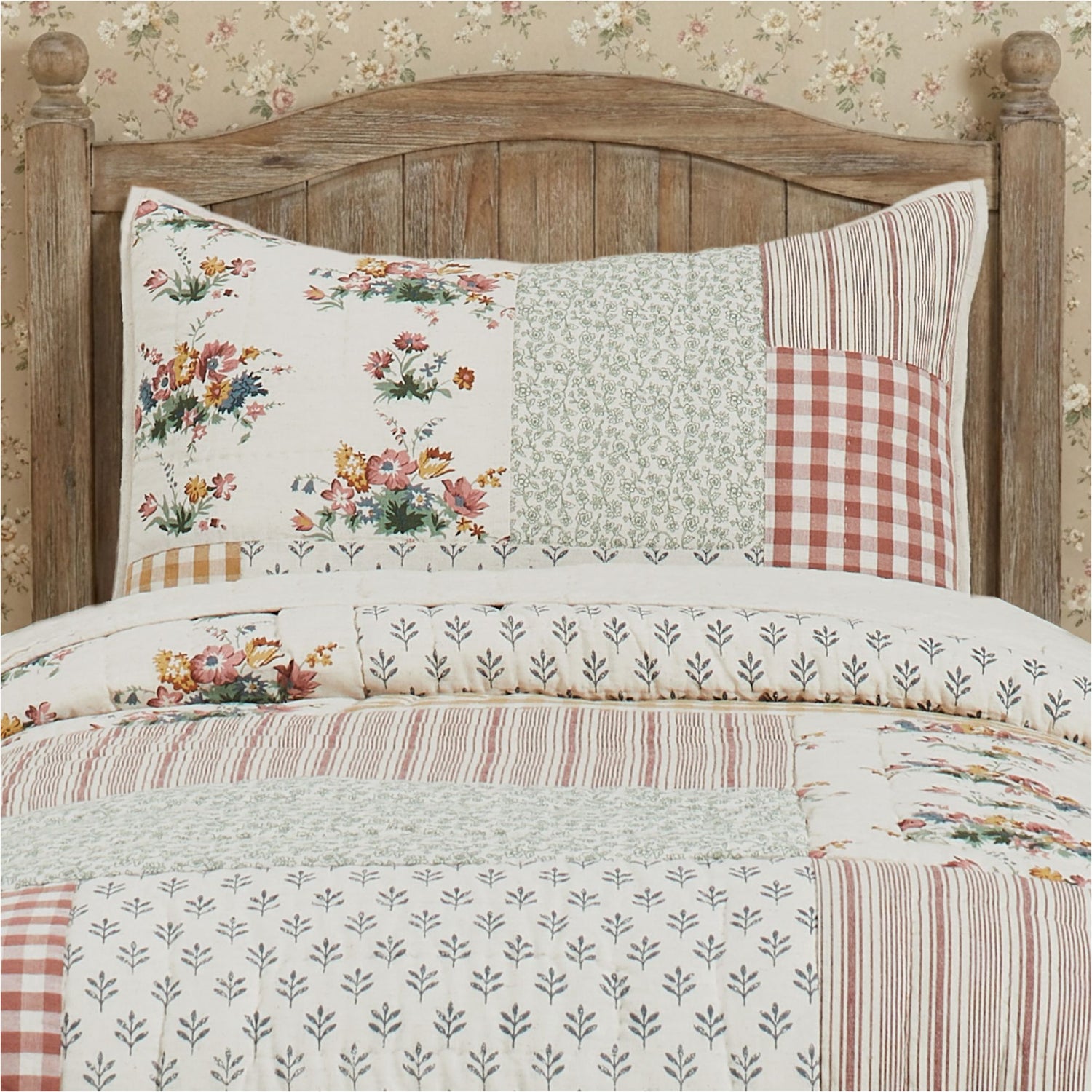Rosehill Cottage Floral Sham