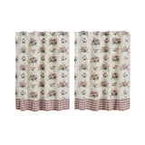 Rosehill Cottage Floral & Gingham Ruffled Cotton Tier Set