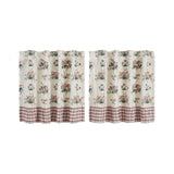 Rosehill Cottage Floral & Gingham Ruffled Cotton Tier Set