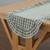 Rosehill Cottage Ruffled Cotton Table Runner