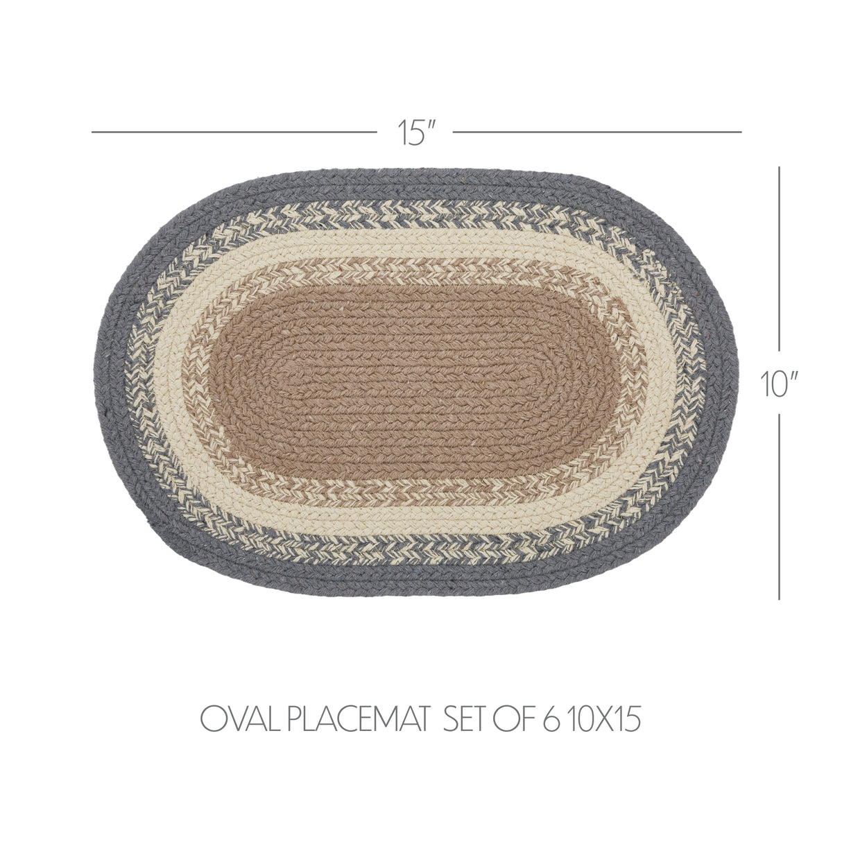 Finders Keepers Oval Placemat Set of 6 10x15