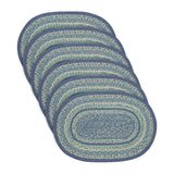 Jolie Jute Oval Placemat Set of 6 13x19