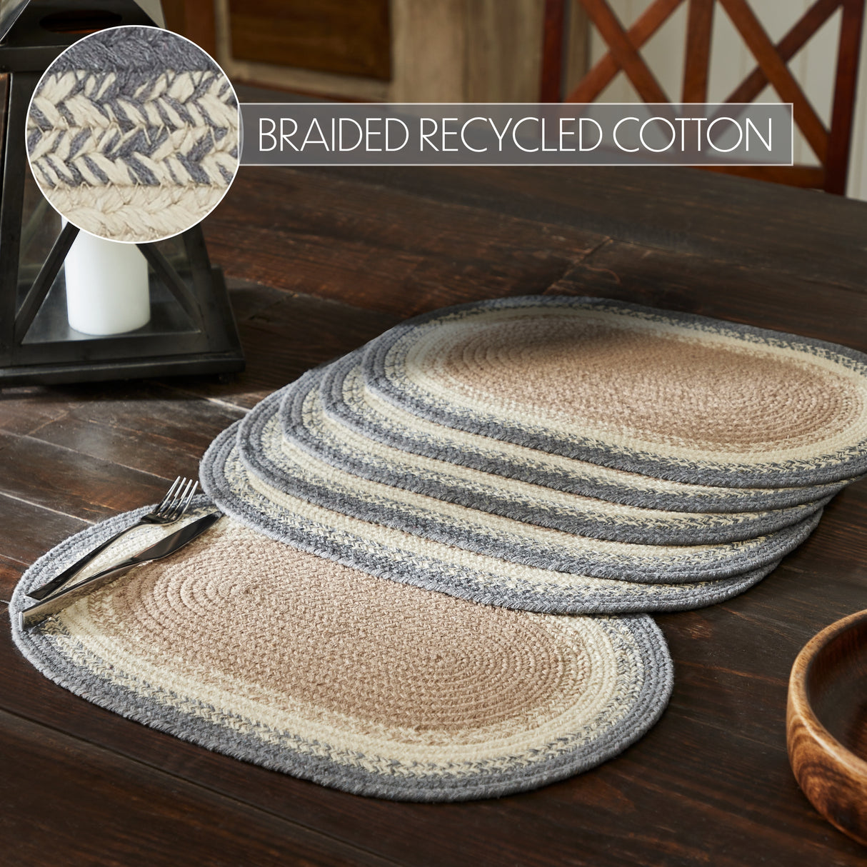 Finders Keepers Oval Placemat Set of 6 13x19