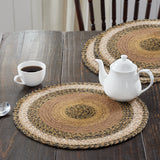 Kettle Grove Jute Trivet 15 inch Diameter Set of 3