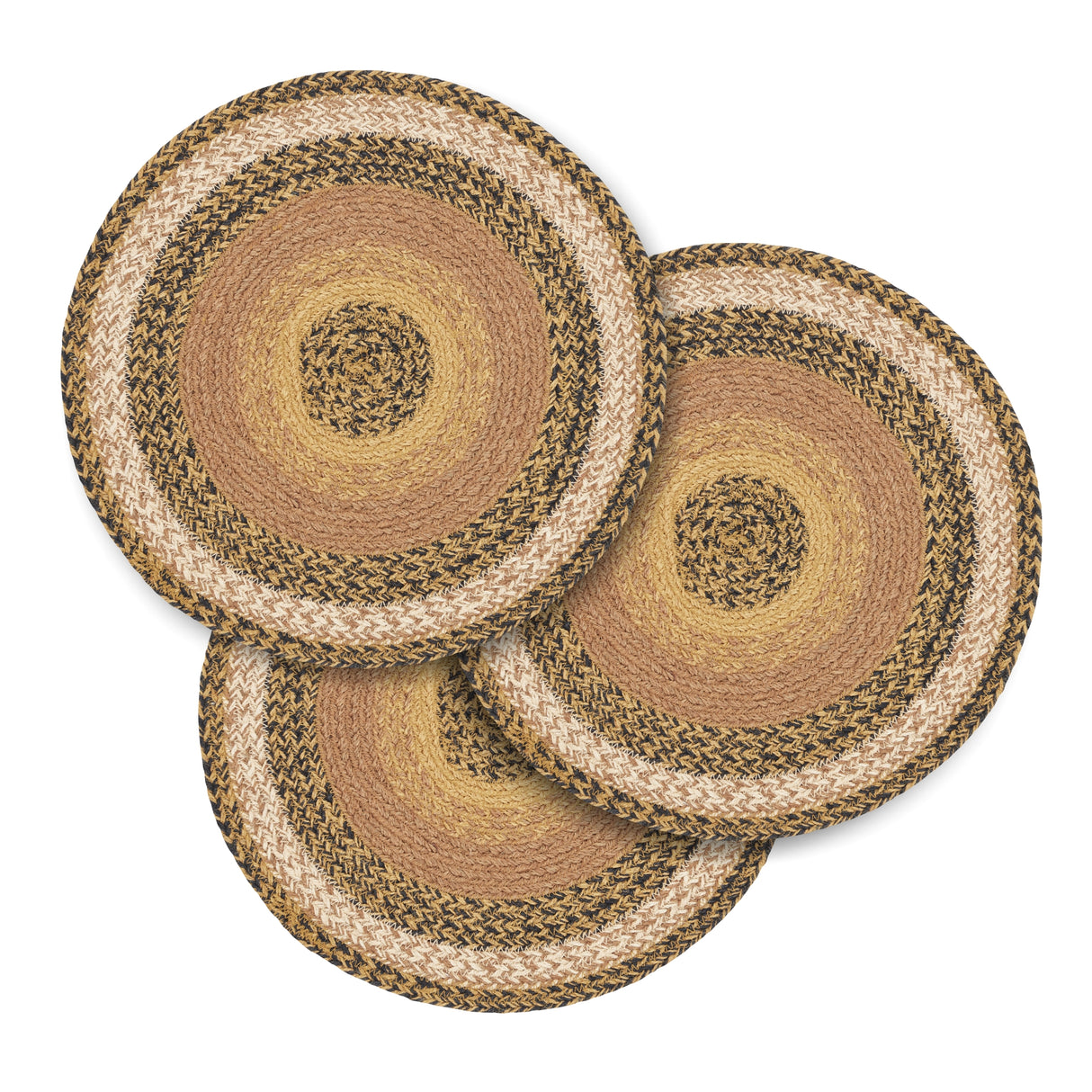 Kettle Grove Jute Trivet 15 inch Diameter Set of 3