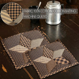 Farmhouse Star Pot Holder Set of 2 8x8