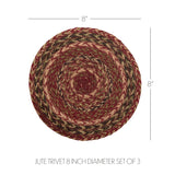 Cider Mill Jute Trivet 8, Set of 3