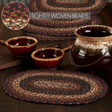 Beckham Jute Oval Placemat Set of 6 10x15