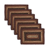 Beckham Jute Rect Placemat Set of 6 10x15