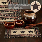 Colonial Star Jute Rect Placemat Set of 6 10x15